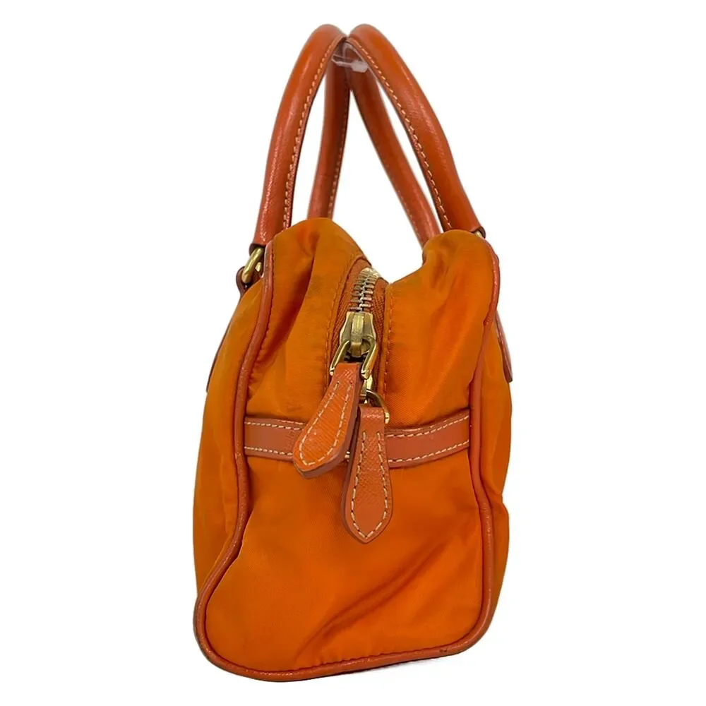 Prada Handbag Nylon Leather